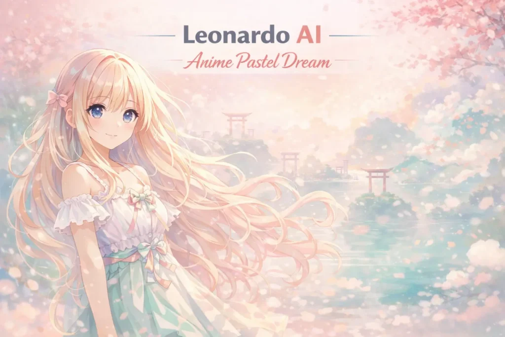 Leonardo AI — Anime Pastel Dream