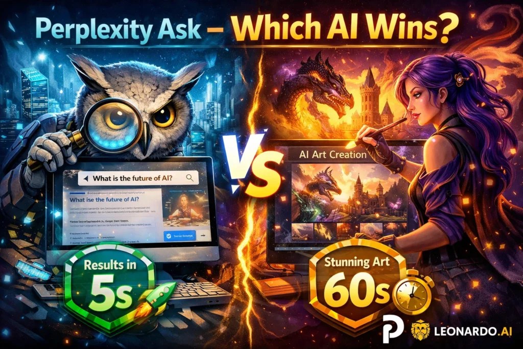 Perplexity Ask vs Leonardo AI Platform