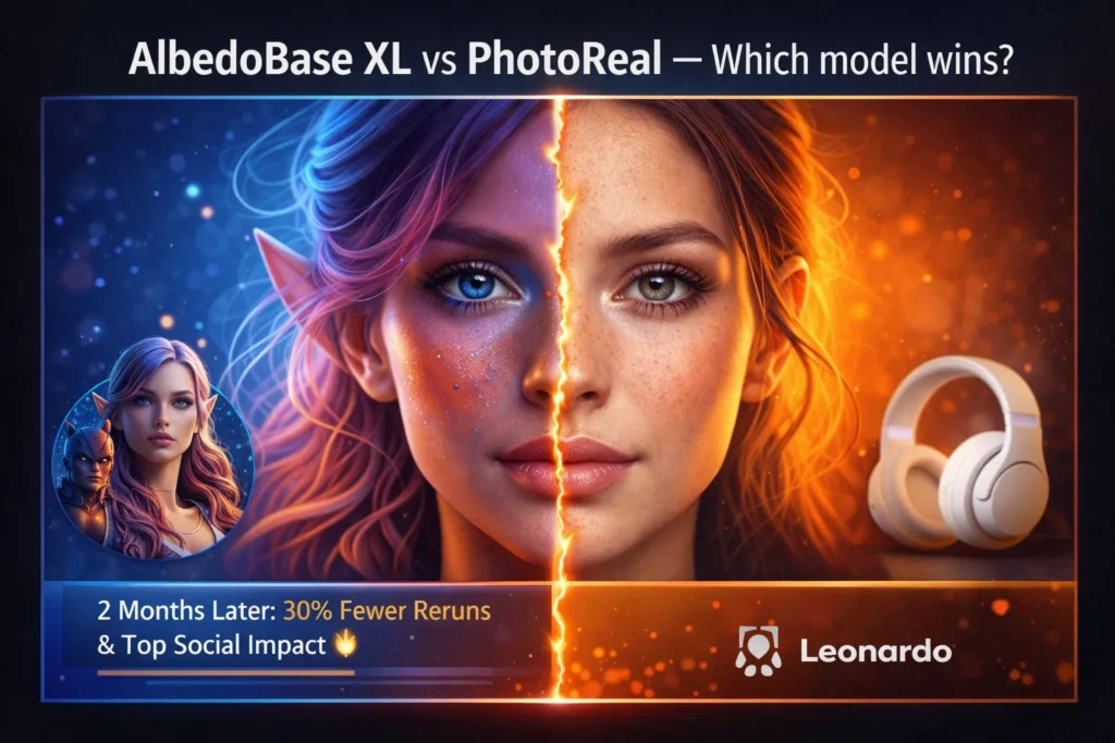 AlbedoBase XL vs PhotoReal
