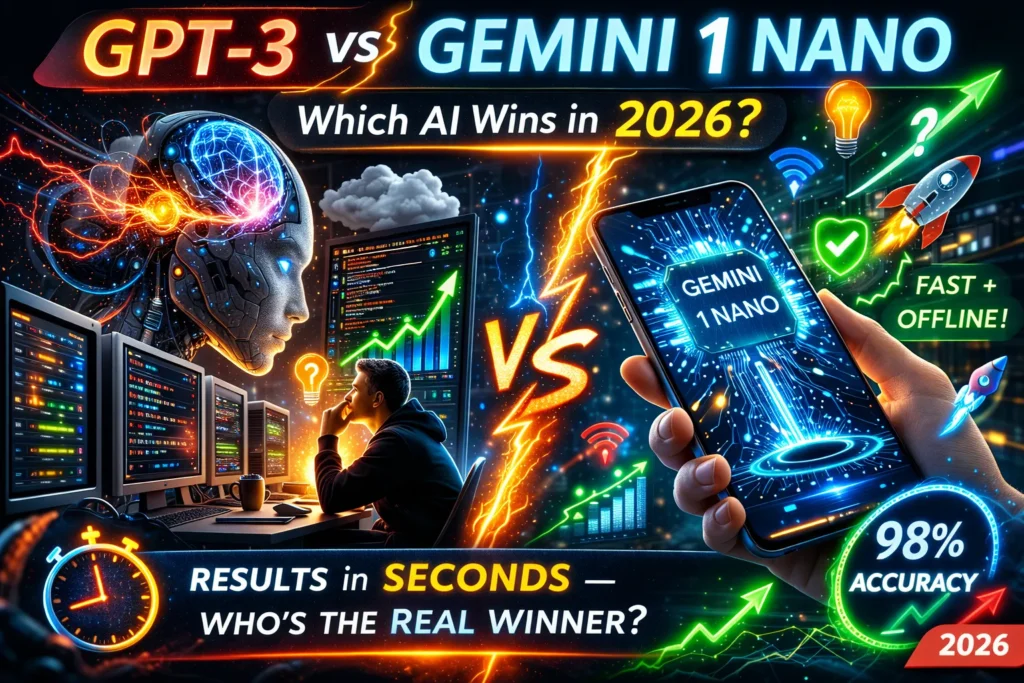 GPT-3 vs Gemini 1 Nano,