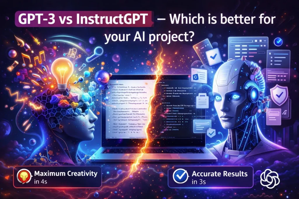 GPT-3 vs InstructGPT