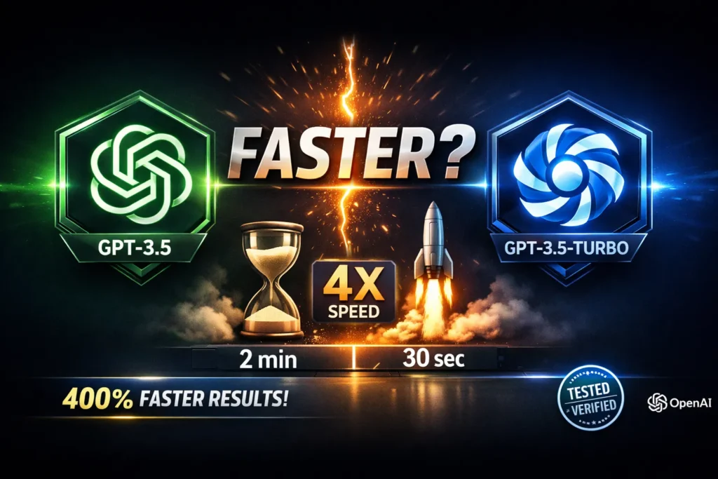 GPT-3.5 vs GPT-3.5-Turbo