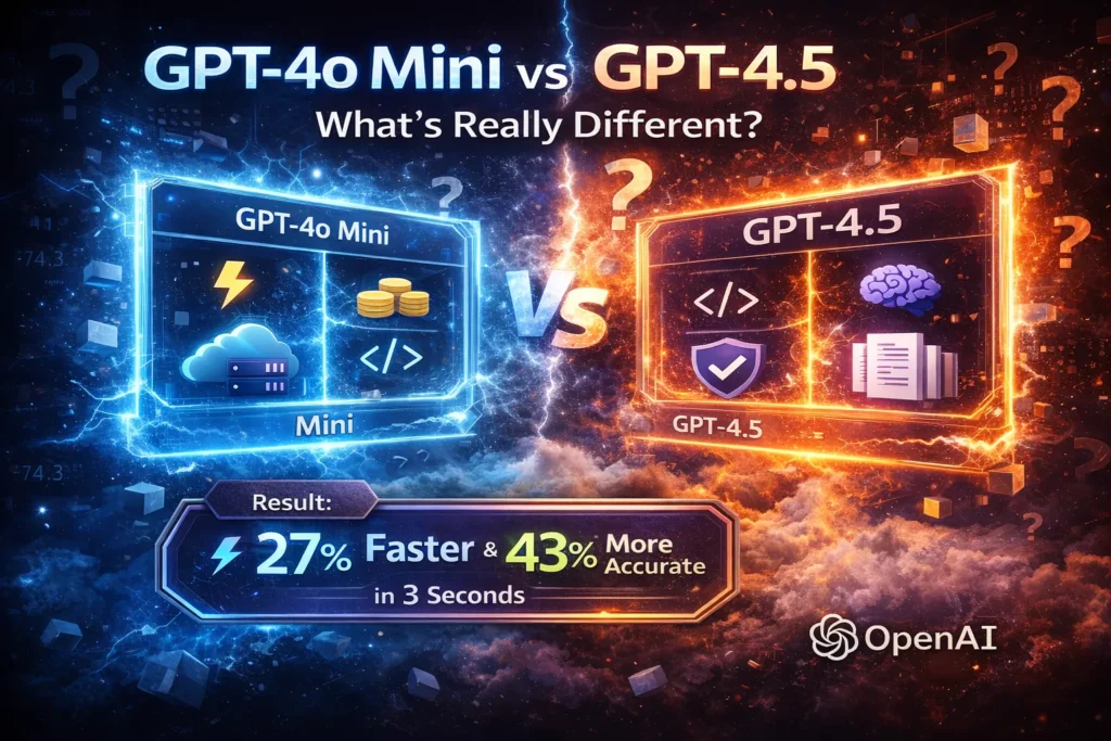 GPT-4o Mini vs GPT-4.5