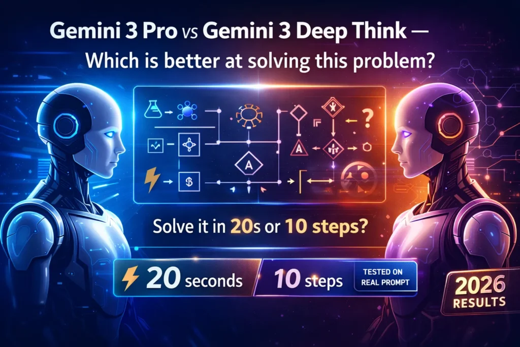 Gemini 3 Pro vs Gemini 3 Deep Think