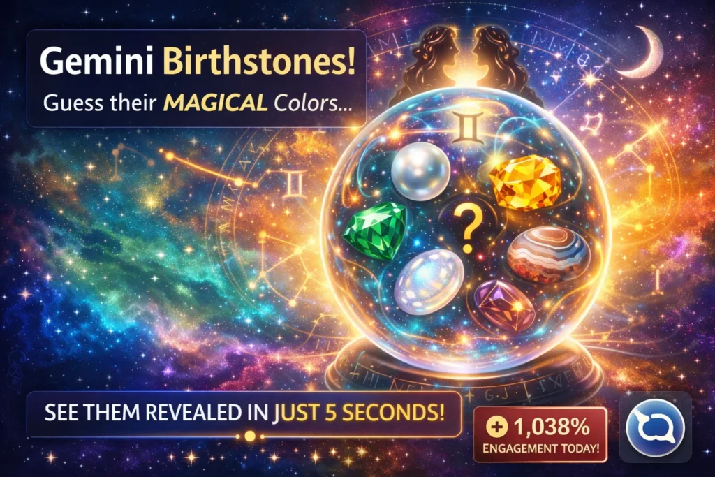 Gemini birthstone Colors.