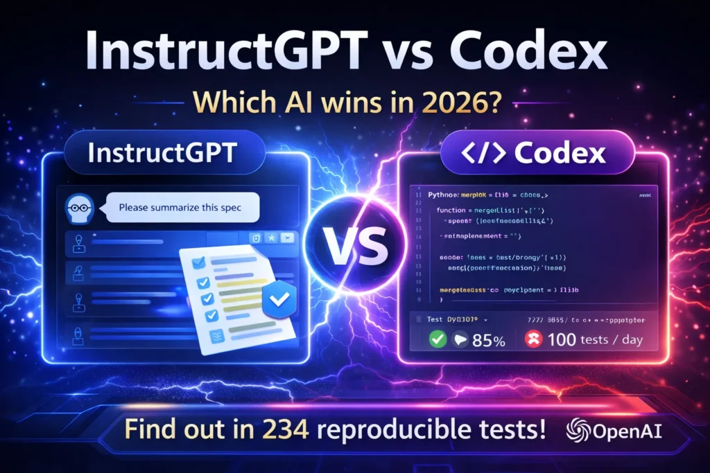 InstructGPT vs Codex