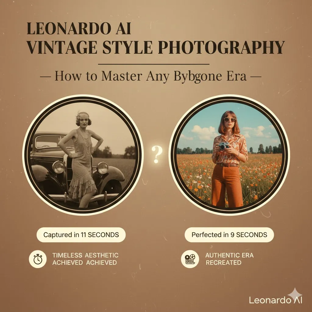 Leonardo AI Vintage Style Photography.