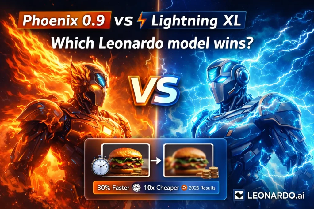 Leonardo Phoenix 0.9 vs Leonardo Lightning XL.