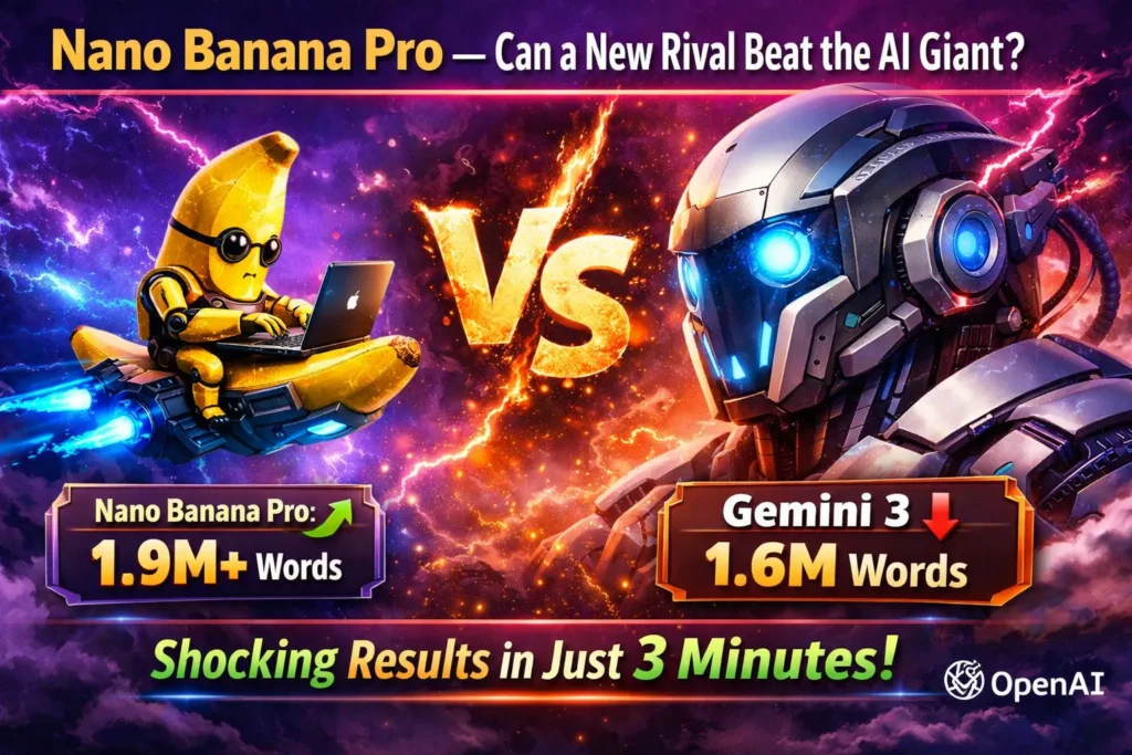Nano Bana pro vs Gemini3