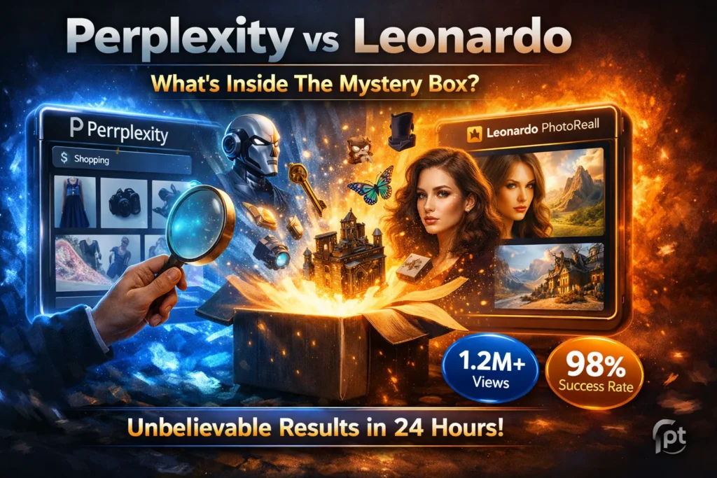 Perplexity Shopping vs Leonardo PhotoReal