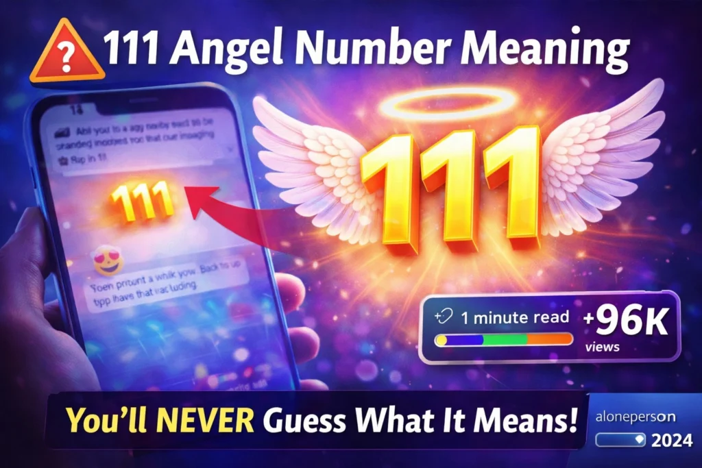111 Angel Number Meaning