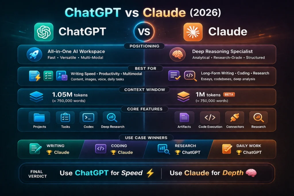ChatGPT vs Claude.