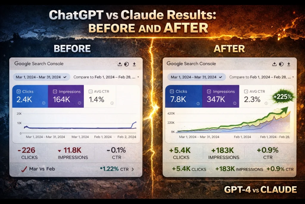 ChatGPT vs Claude,'