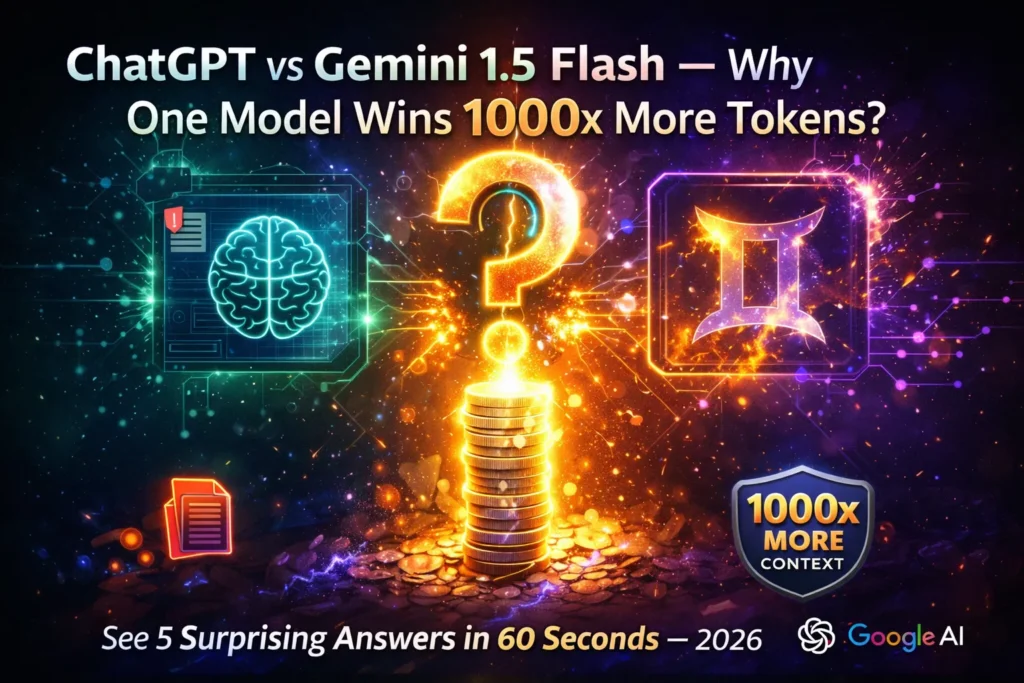 ChatGPT vs Gemini 1.5 Flash