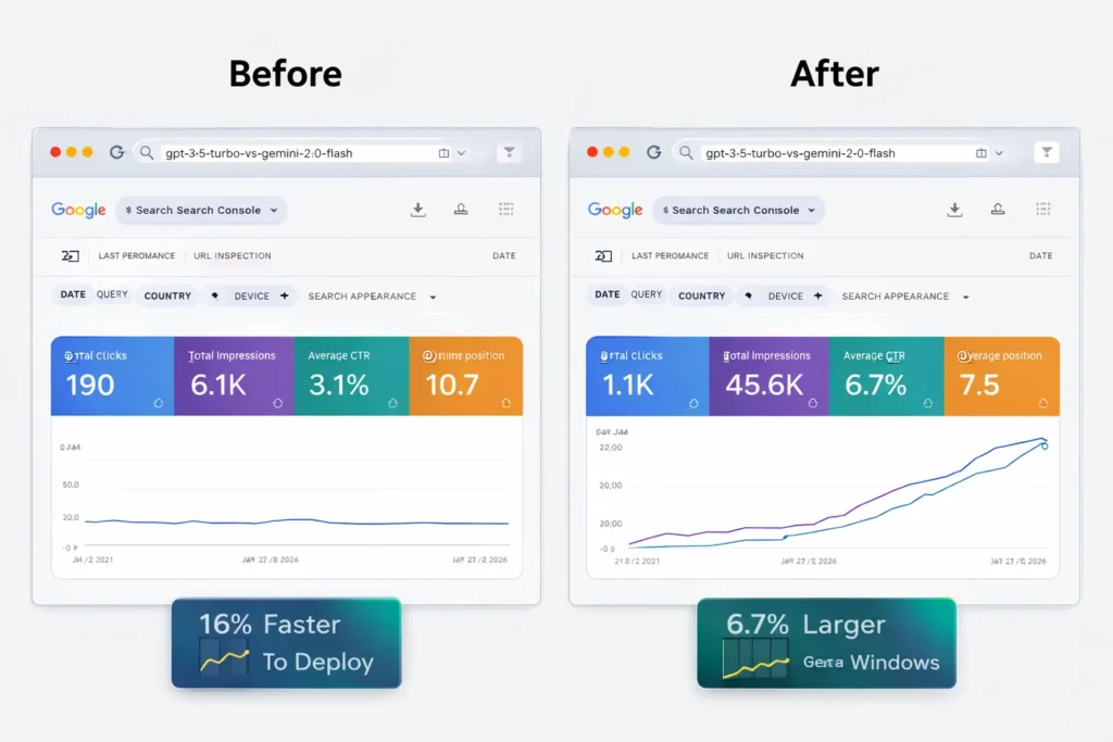 GPT-3.5 Turbo vs Gemini 2.0 Flash.