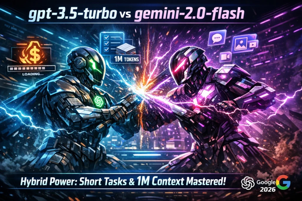 GPT-3.5 Turbo vs Gemini 2.0 Flash1