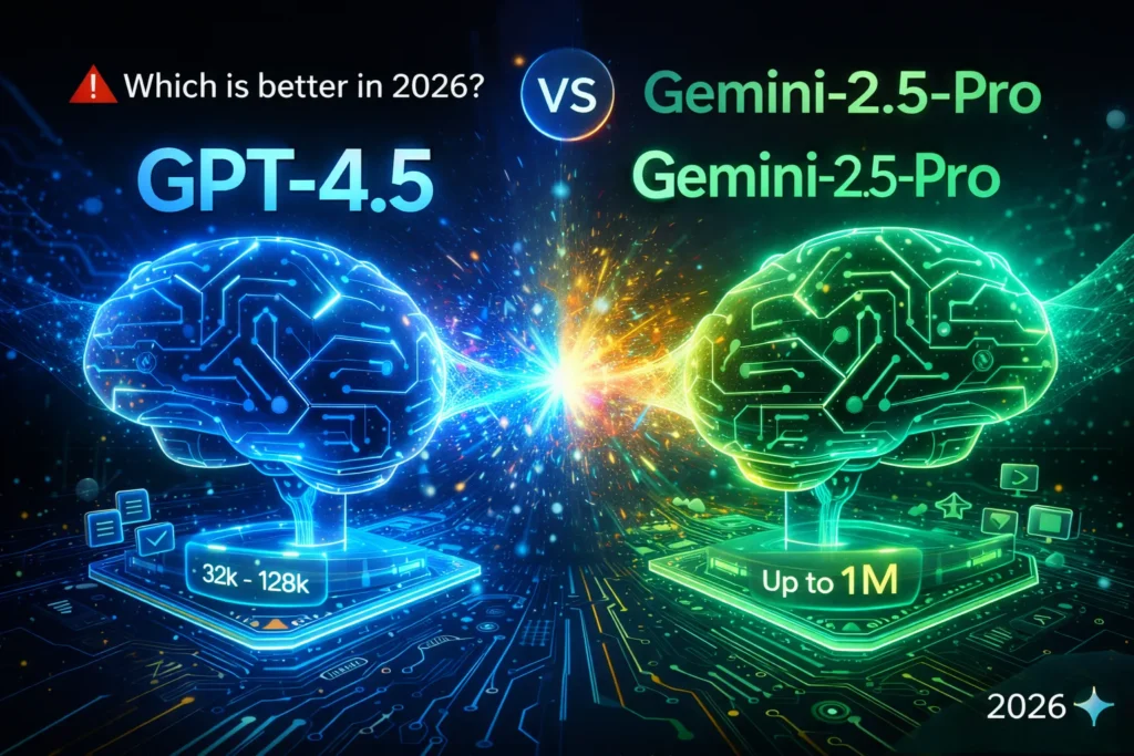 GPT-4.5 vs Gemini-2.5-Pro