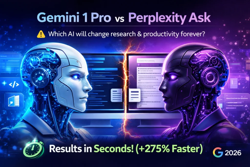 Gemini 1 Pro vs Perplexity Ask
