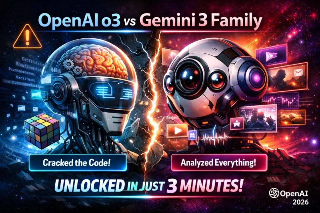OpenAI o3 vs Gemini 3 Family