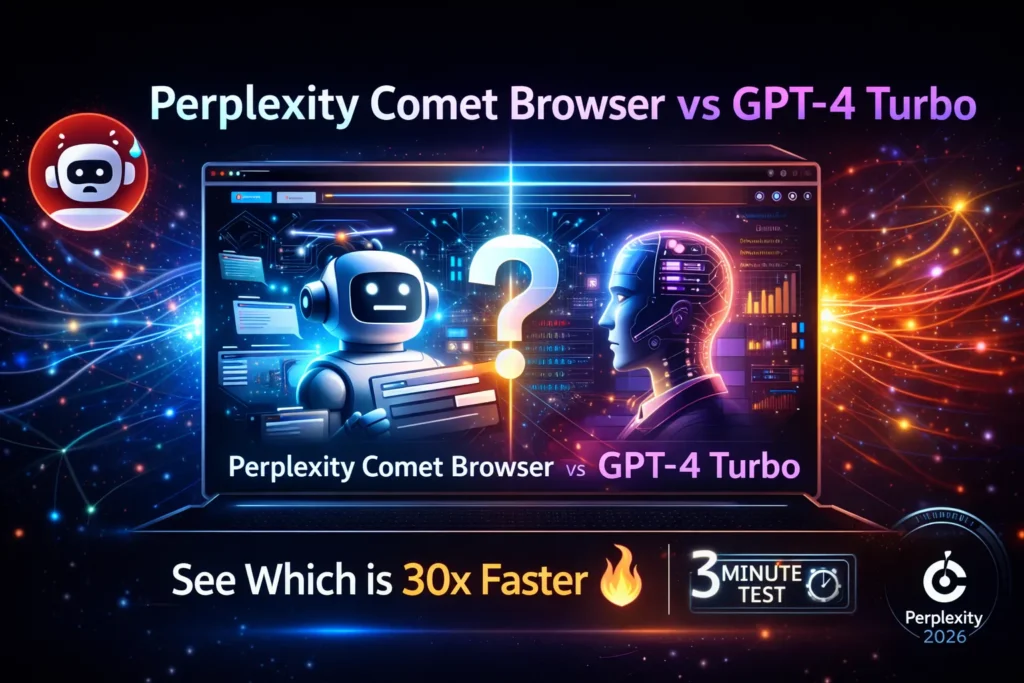 Perplexity Comet Browser vs GPT-4 Turbo