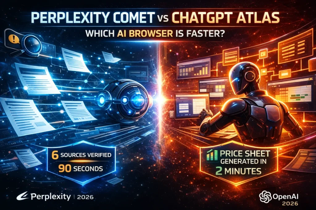 Perplexity Comet vs ChatGPT Atlas