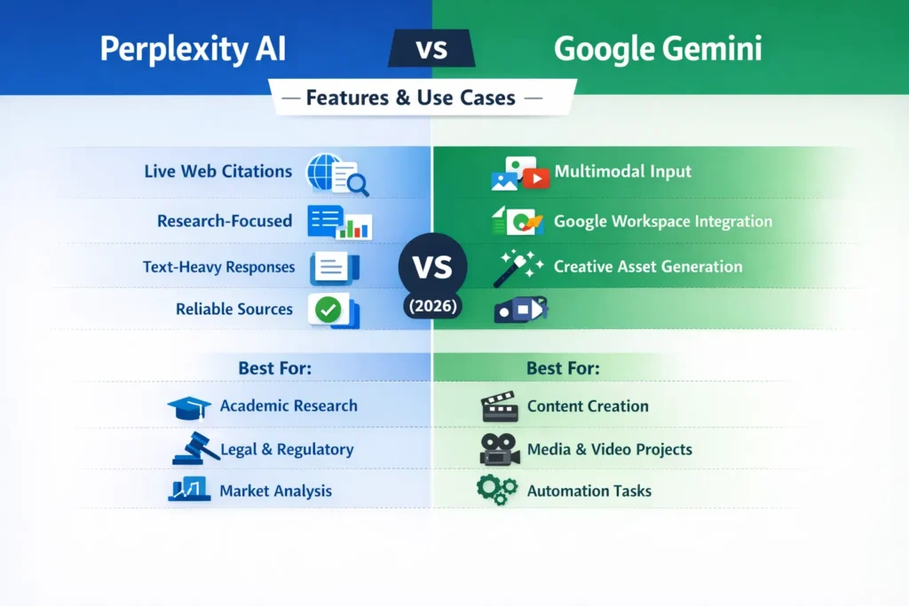 Perplexity vs Google Gemini.