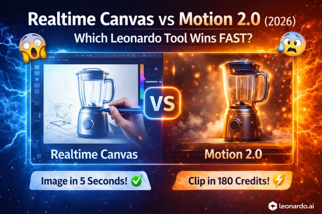 Realtime Canvas vs Motion 2.0
